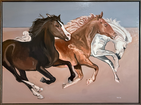The Three Amigos - 36x48 inches