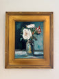 Moody Floral Painting 11x14