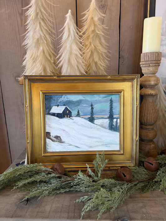 Cabin in Snow