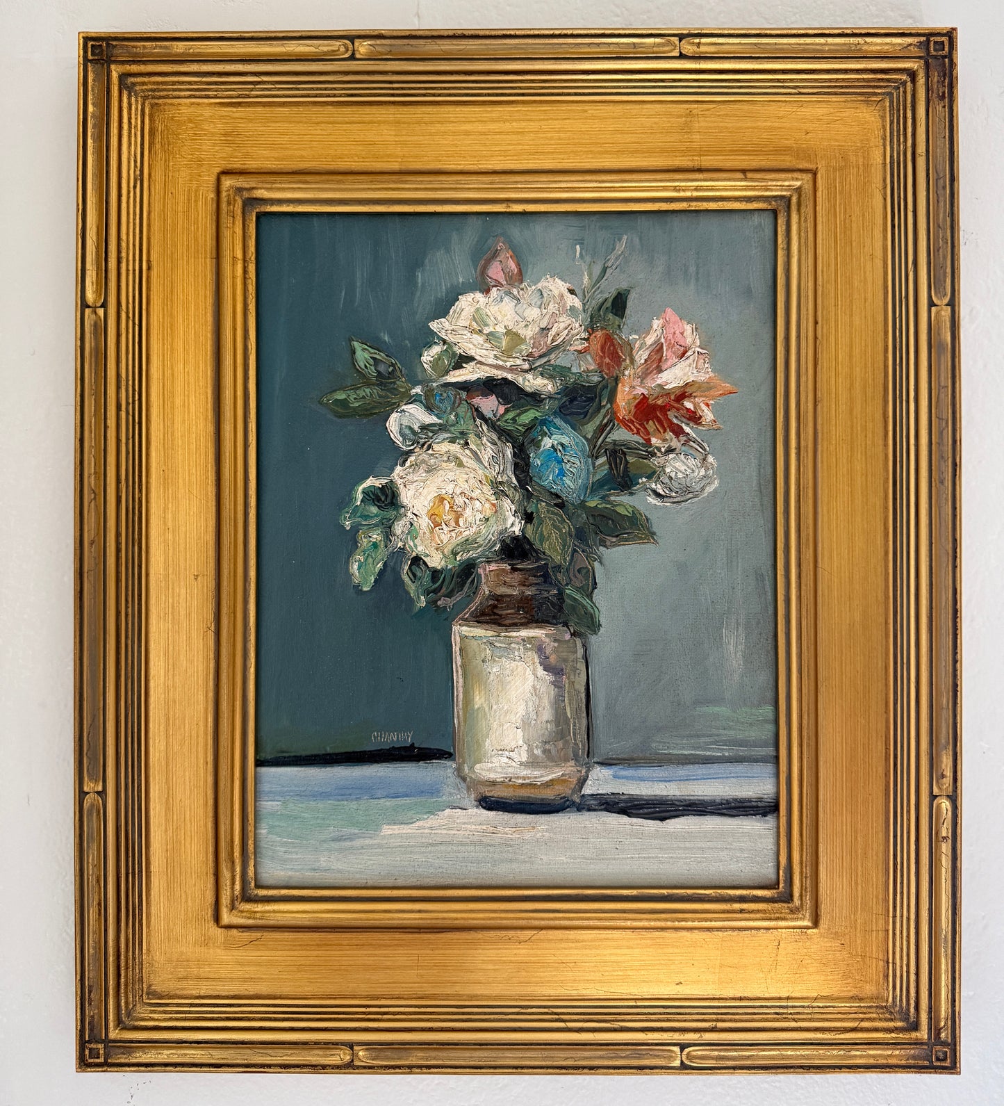 Moody Floral Painting 11x14